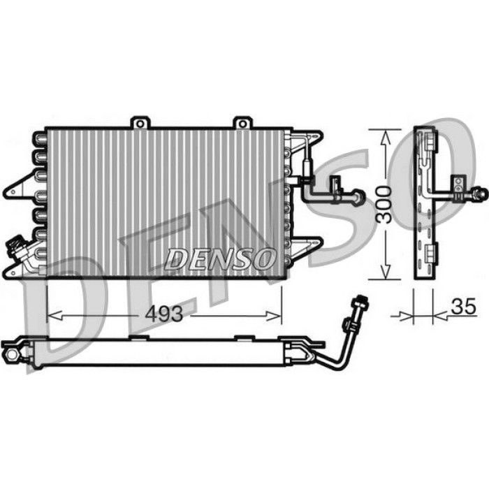 Denso Klimakondensator DCN09096 Denso Klimakondensator DCN09096