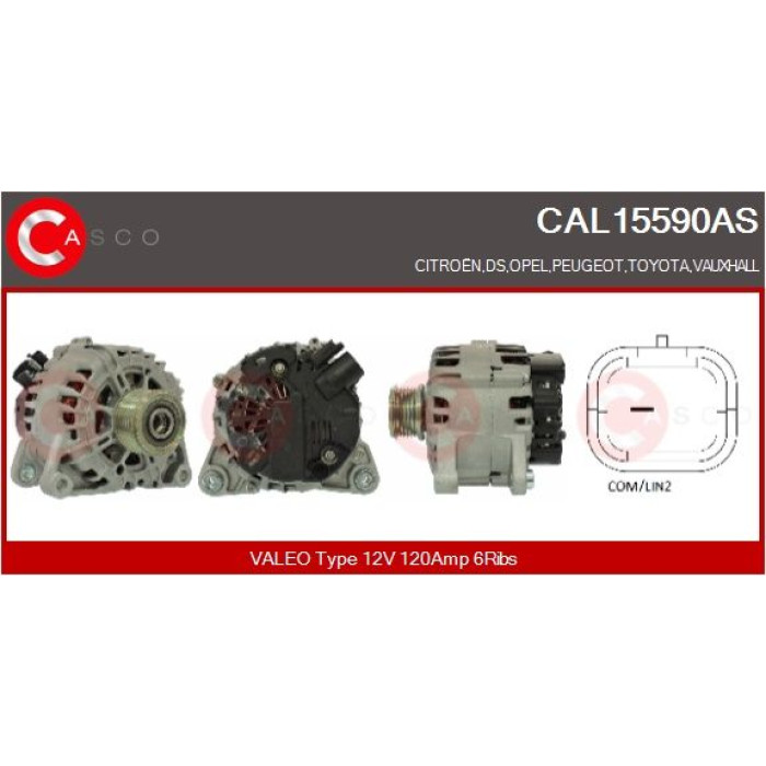 CASCO Generator CAL15590AS CASCO Generator CAL15590AS