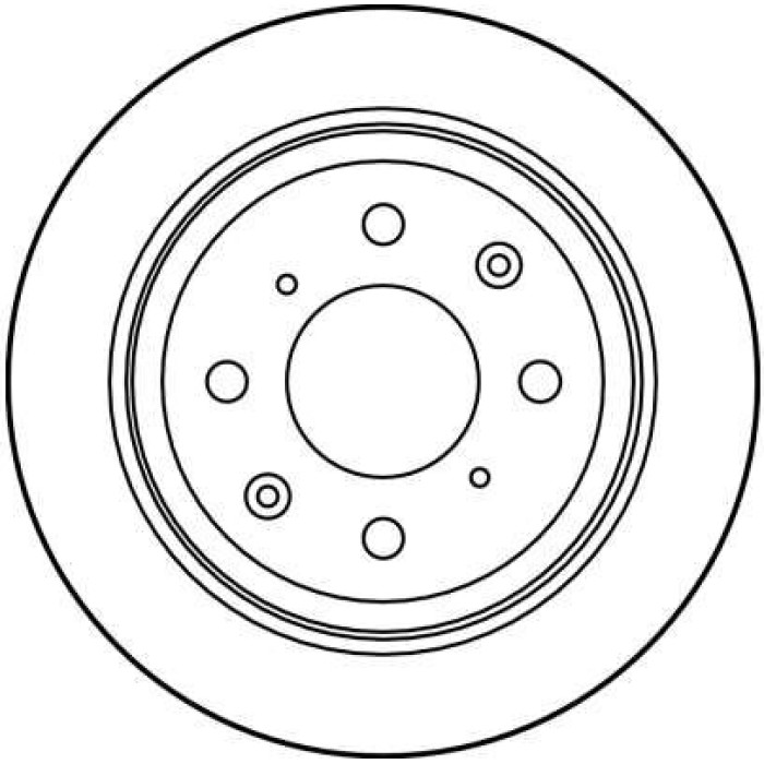 TRW Bremsscheibe DF2657 TRW Bremsscheibe DF2657