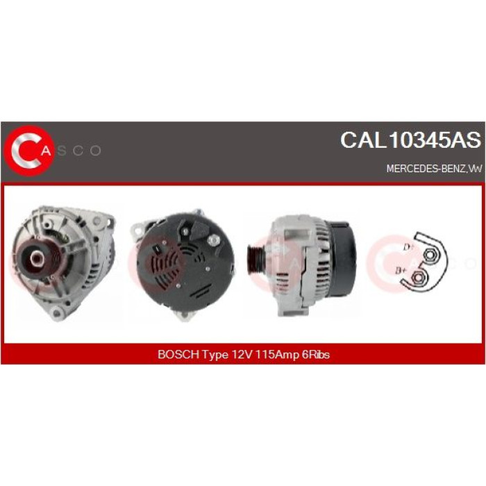 CASCO Generator CAL10345AS CASCO Generator CAL10345AS