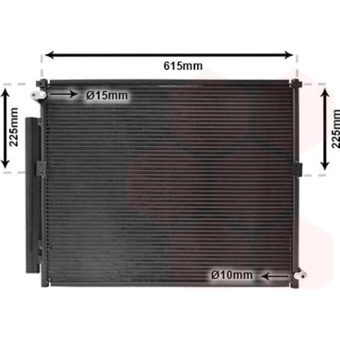 Van Wezel Klimakondensator 53005569 Van Wezel Klimakondensator 53005569