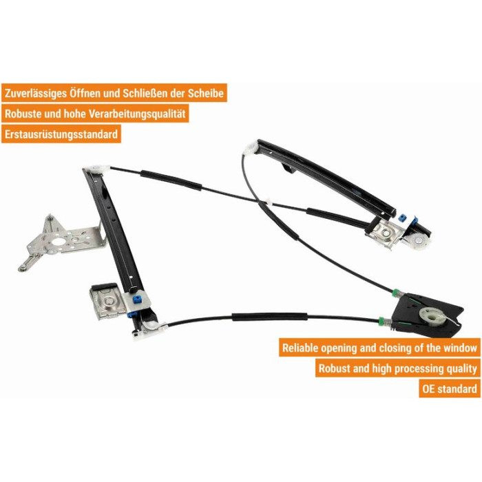 VAICO V10-2335 Fensterheber vorne links, ohne Motor, elektrisch VAICO V10-2335 Fensterheber vorne links, ohne Motor, elektrisch