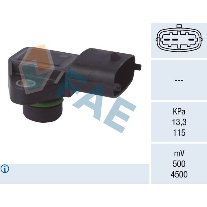 FAE Sensor, Saugrohrdruck 15125 FAE Sensor, Saugrohrdruck 15125