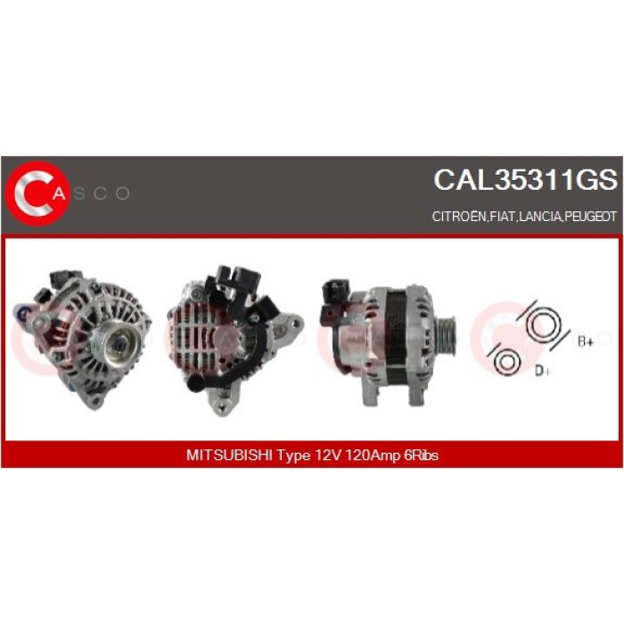 CASCO Generator CAL35311GS CASCO Generator CAL35311GS