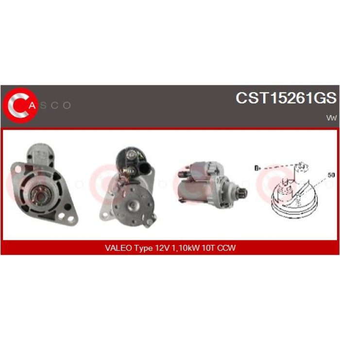 CASCO Anlasser CST15261GS