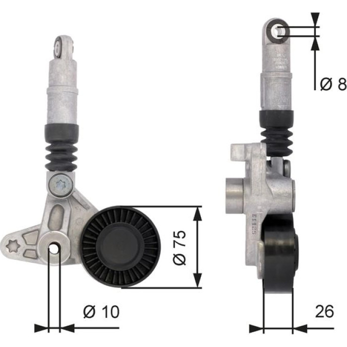 Gates Spannrolle T39099