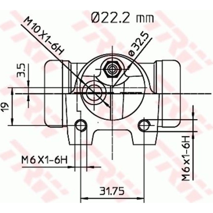 TRW Radbremszylinder BWH135 TRW Radbremszylinder BWH135