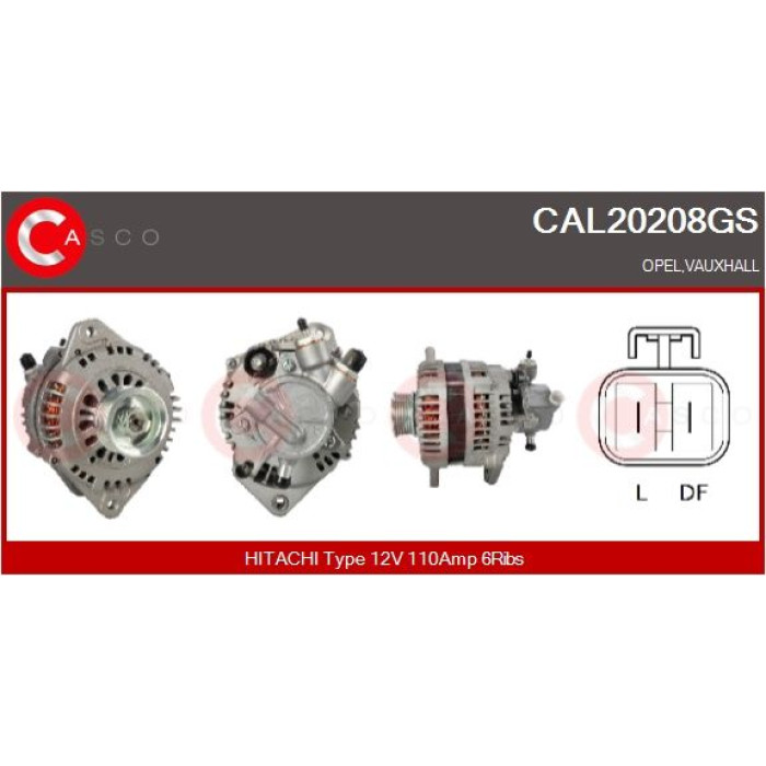 CASCO Generator CAL20208GS CASCO Generator CAL20208GS