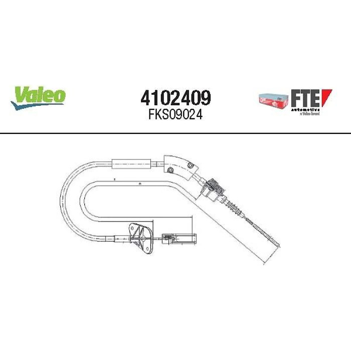 FTE Seilzug, Kupplungsbetätigung 4102409 FTE Seilzug, Kupplungsbetätigung 4102409