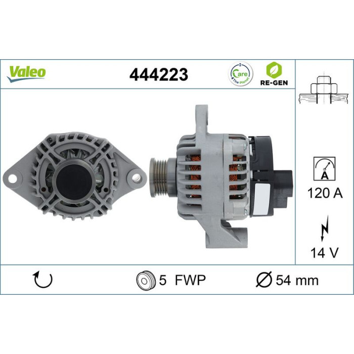 Valeo Lichtmaschine 444223 Valeo Lichtmaschine 444223