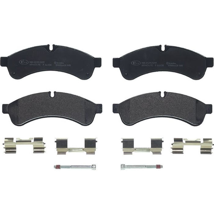 BREMBO Bremsklötze HA P A6 030 BREMBO Bremsklötze HA P A6 030