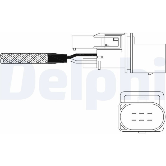 Delphi Lambdasonde ES11022-12B1 Delphi Lambdasonde ES11022-12B1