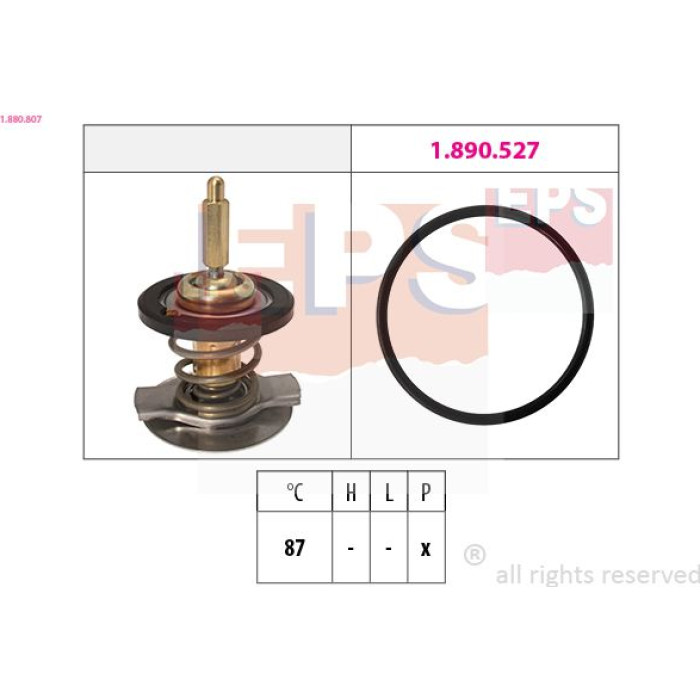 1.880.807 EPS Thermostat 1.880.807 1.880.807 EPS Thermostat 1.880.807