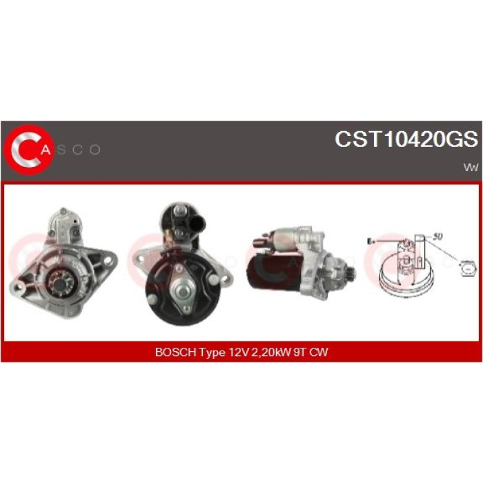 CASCO Anlasser CST10420GS CASCO Anlasser CST10420GS