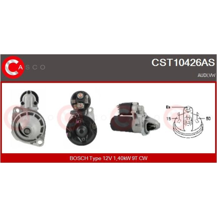 CASCO Anlasser CST10426AS CASCO Anlasser CST10426AS