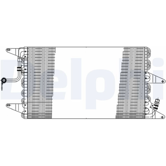 Delphi Klimakondensator TSP0225162 Delphi Klimakondensator TSP0225162