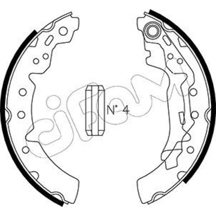 CIFAM Bremsbackensatz 153-432 CIFAM Bremsbackensatz 153-432