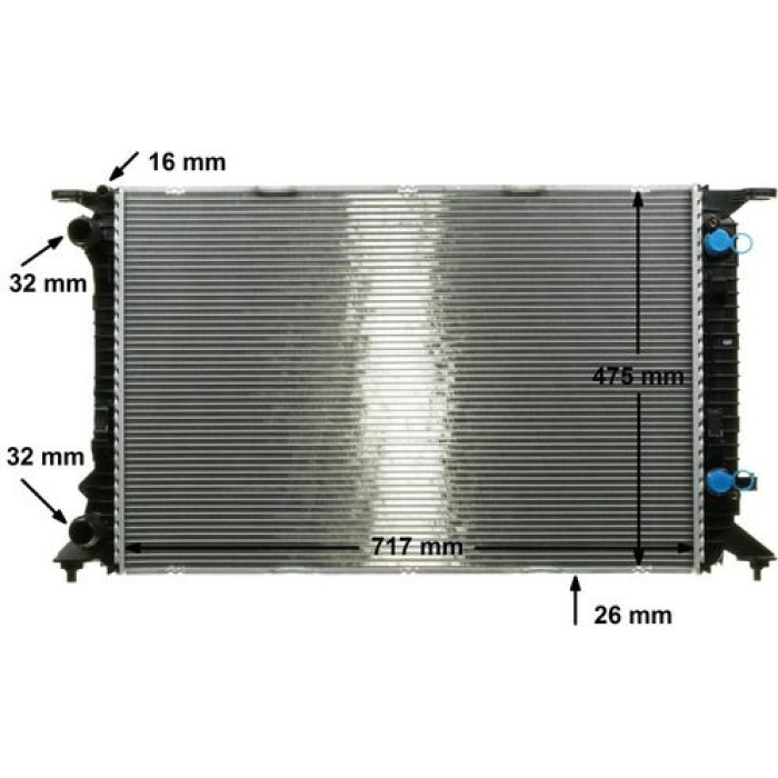 Kühler, Motorkühlung CR 910 000P Kühler, Motorkühlung CR 910 000P