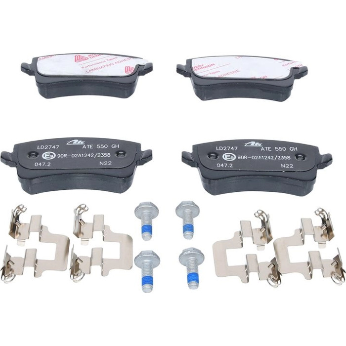 ATE Bremsbelagsatz Audi Hinterachse A4/A5/Q5 1.8-3.2 07- Keramik 13.0470-2747.2 ATE Bremsbelagsatz Audi Hinterachse A4/A5/Q5 1.8-3.2 07- Keramik 13.0470-2747.2