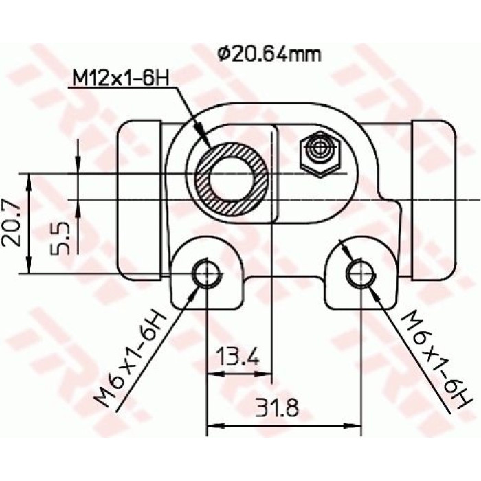 TRW Radbremszylinder BWF129 TRW Radbremszylinder BWF129