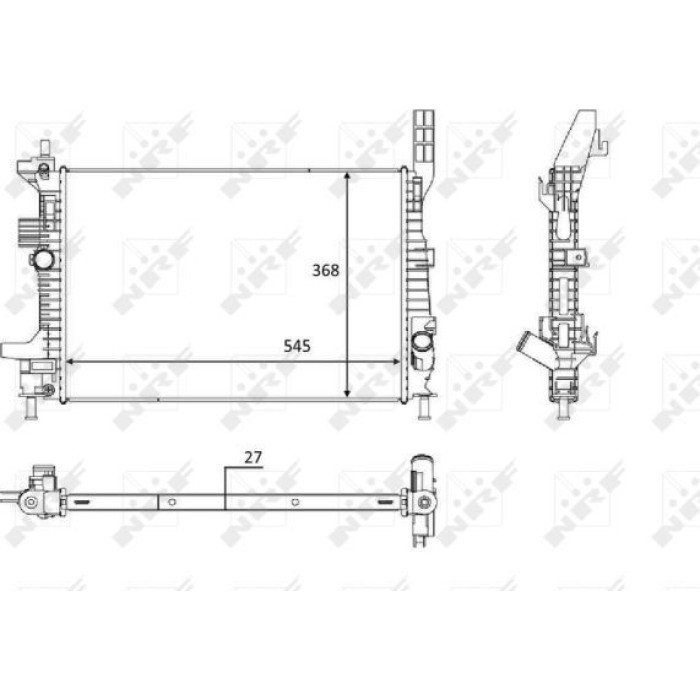 NRF Kühler 58650 NRF Kühler 58650