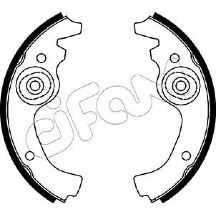 CIFAM Bremsbackensatz 153-055 CIFAM Bremsbackensatz 153-055