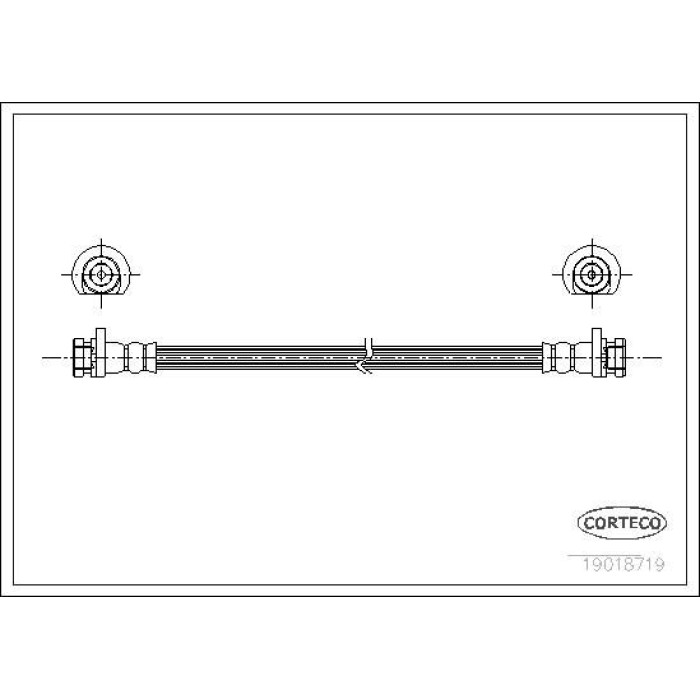 Corteco Bremsschlauch 19018719