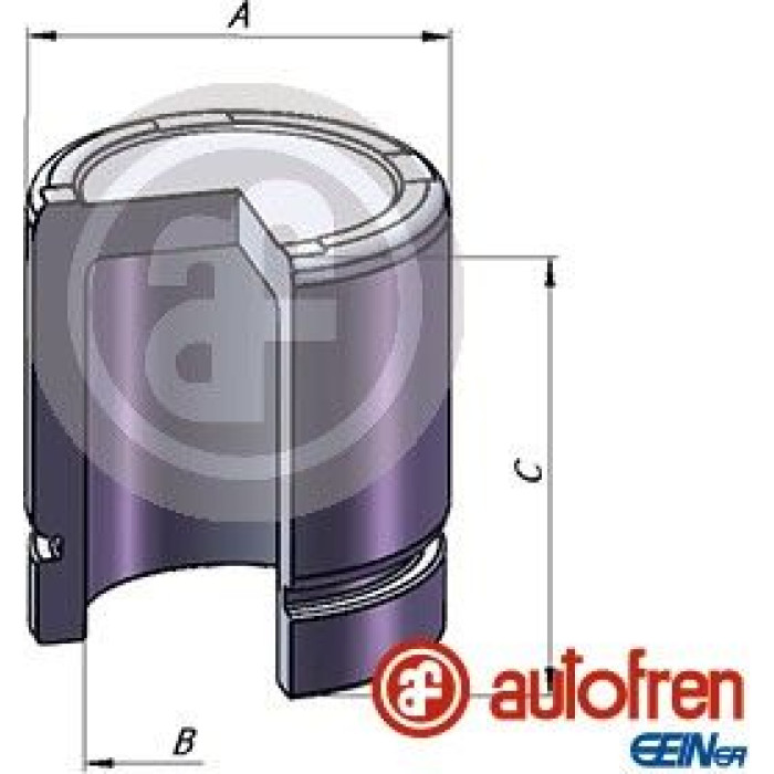 Autofren Kolben, Bremssattel D025357 Autofren Kolben, Bremssattel D025357