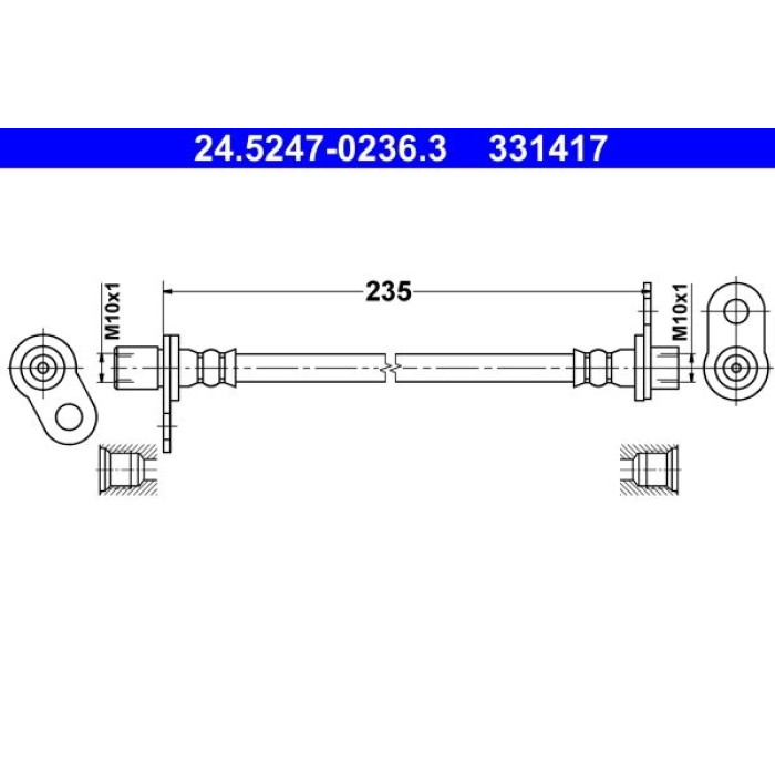 ATE Bremsschlauch 24.5247-0236.3