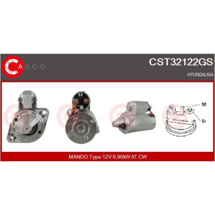 CASCO Anlasser CST32122GS CASCO Anlasser CST32122GS