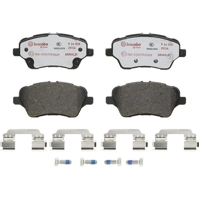 BREMBO Bremsklötze VA P 24 151X BREMBO Bremsklötze VA P 24 151X