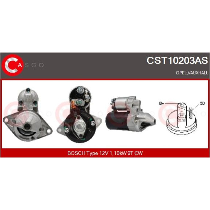 CASCO Anlasser CST10203AS CASCO Anlasser CST10203AS