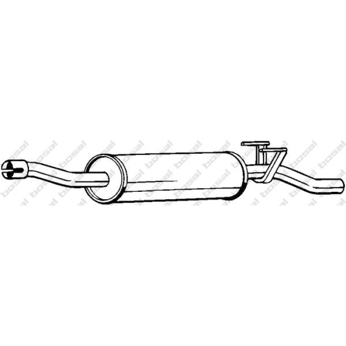 Bosal Schalldämpfer 280-171 Bosal Schalldämpfer 280-171