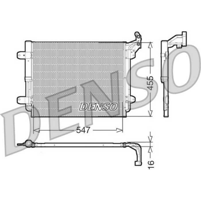 Denso Klimakondensator DCN32062