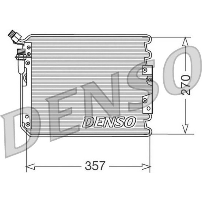 Denso Klimakondensator DCN28001 Denso Klimakondensator DCN28001