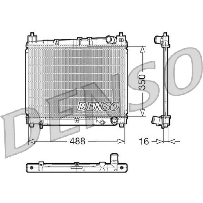 Denso Motorkühler DRM50006 Denso Motorkühler DRM50006