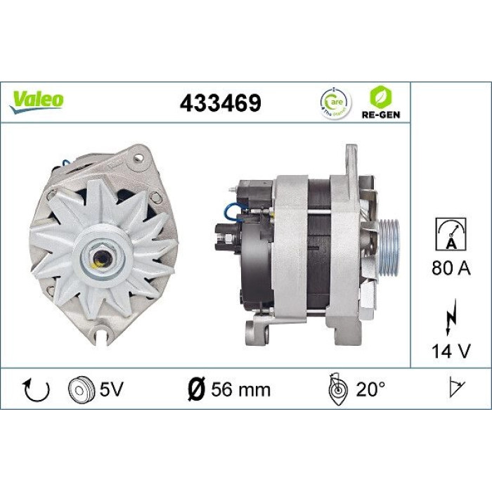Valeo Lichtmaschine 433469 Valeo Lichtmaschine 433469