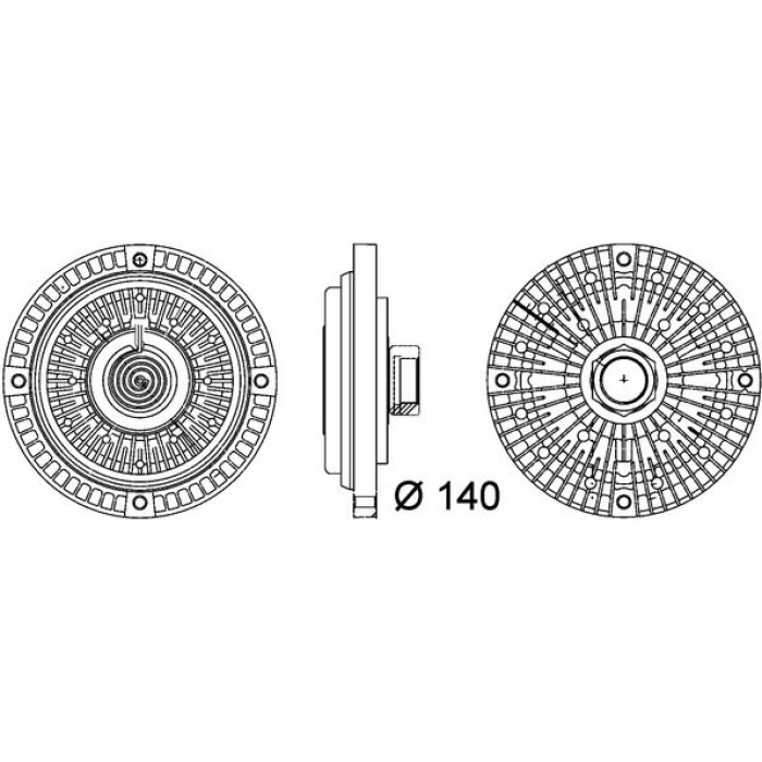 MAHLE Kupplung, Kühlerlüfter CFC 105 000P MAHLE Kupplung, Kühlerlüfter CFC 105 000P
