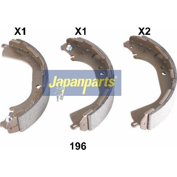 Japanparts Bremsbacken GF-196AF Japanparts Bremsbacken GF-196AF