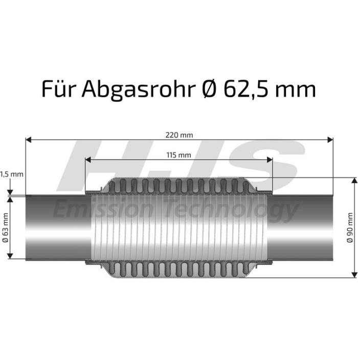 Flexrohr, Abgasanlage 83 00 8438