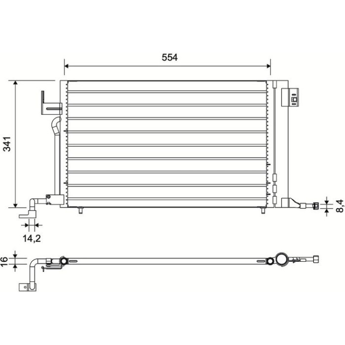 Valeo Klimakondensator 817230