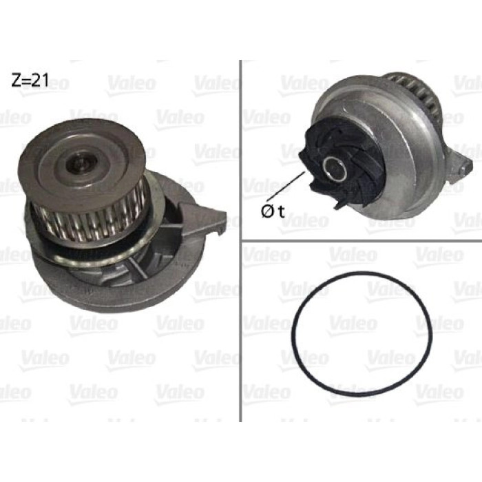 506080 Valeo Wasserpumpe / Kühlmittelpumpe 506080 506080 Valeo Wasserpumpe / Kühlmittelpumpe 506080