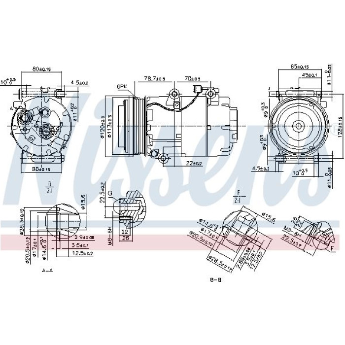 Nissens Klimakompressor PKW 89388