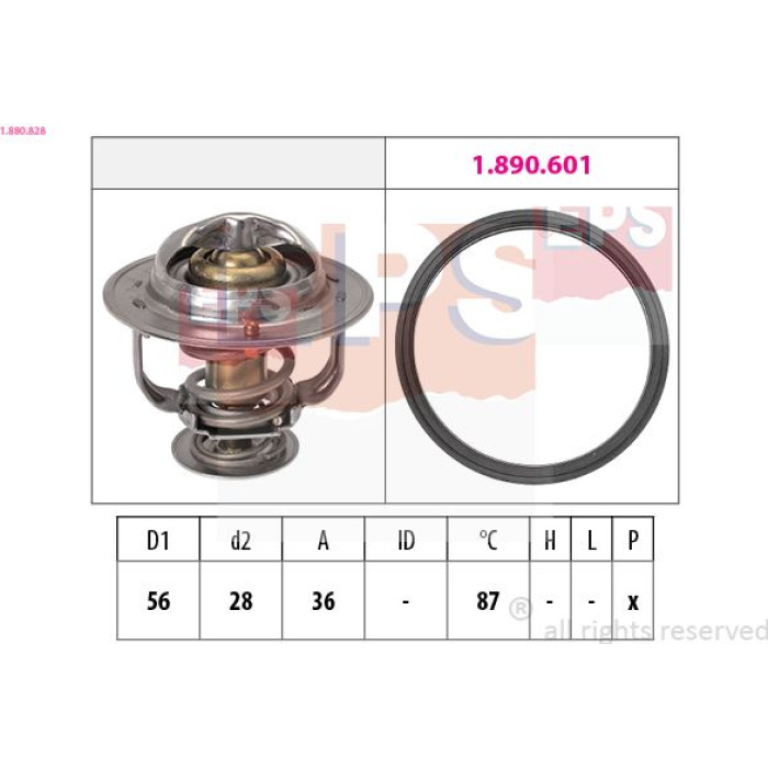 1.880.828 EPS Thermostat 1.880.828 1.880.828 EPS Thermostat 1.880.828