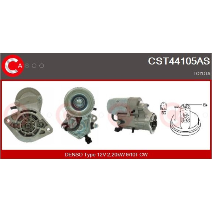 CASCO Anlasser CST44105AS CASCO Anlasser CST44105AS