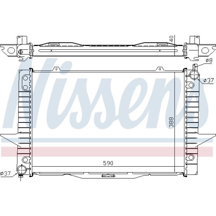 Nissens Wasserkühler PKW 65546A