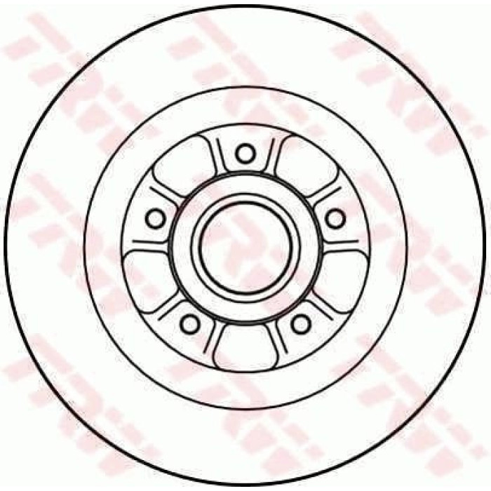 TRW Bremsscheibe DF4227 TRW Bremsscheibe DF4227