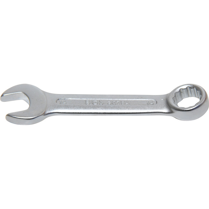 30764 BGS Maul-Ringschlüssel, extra kurz SW 14 mm 30764 BGS Maul-Ringschlüssel, extra kurz SW 14 mm
