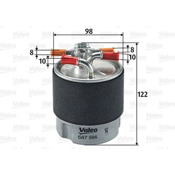 Valeo Kraftstofffilter 587566 Valeo Kraftstofffilter 587566