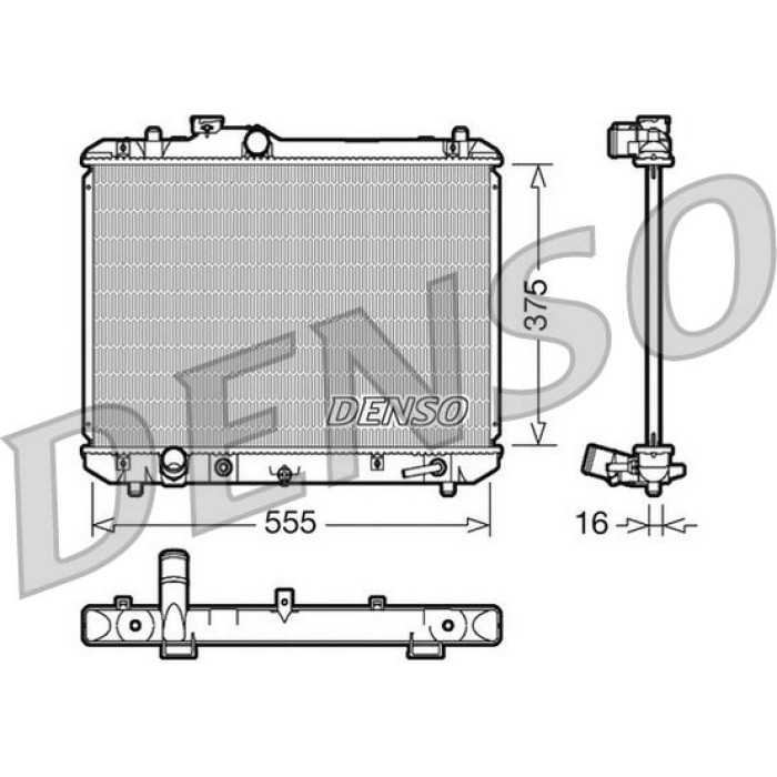 Denso Motorkühler DRM47007 Denso Motorkühler DRM47007